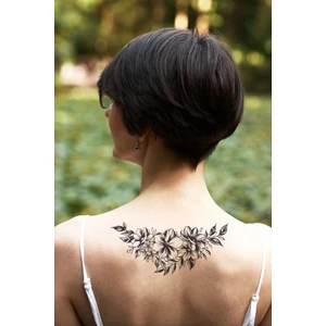 BP Tattoo Büyük Boy Çiçek Dövmesi