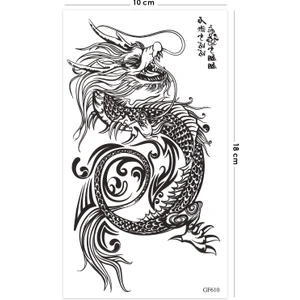 BP Tattoo Ejderin Intikamı Geçici Dövme