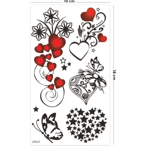 BP Tattoo Süslü Şirin Geçici Dövme