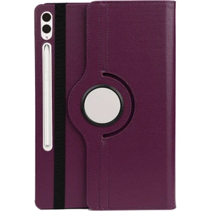 Case 4u Galaxy Tab S9 Fe Plus Dönebilen Standlı Kılıf Mor