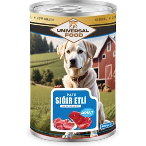 Köpek Konservesi -Universal Exquisite Pate Sığır Etli Köpek Konserve 400G*20 Adet Fiyatı