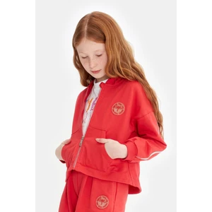 Kız Çocuk Kırmızı Eşofman Üstü 23SS0TJ4411