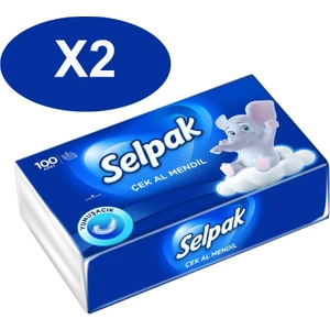 Çek Al Mendil 100 Adet x 2 Li Set