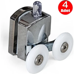 Alet Çantam Duşakabin Tekeri Duşkabin Tekerleği 4 Parça Takım(2 Alt-2 Üst)
