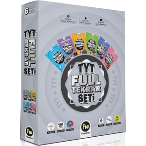 F10 Yayınları TYT Matematik - Geometri - Biyoloji - Fizik - Kimya - Türkçe 6'lı Full Tekrar Video Ders Kitabı Seti
