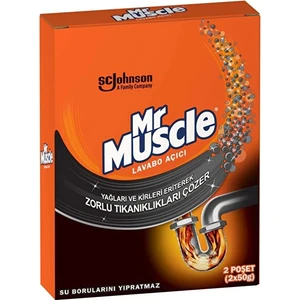 Mr Muscle Granül Lavabo Açıcı 2'li Paket 2X50G
