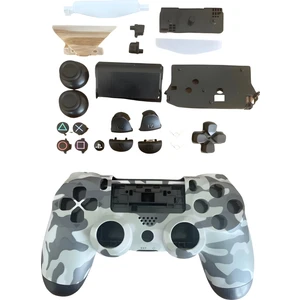 PS4 Dualshock Uyumlu Kasa Joystick V1 Full Kasa Tuş Takımı Kamuflaj