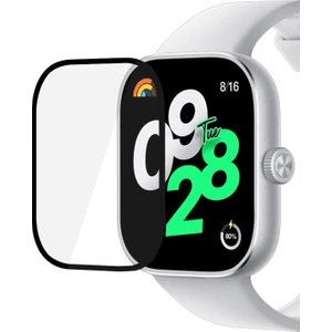 Xiaomi Redmi Watch 4 Tam Kaplayan Nano Cam Ekran Koruyucu Siyah