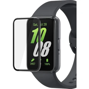 Samsung Galaxy Fit 3 Tam Kaplayan Nano Cam Ekran Koruyucu Siyah