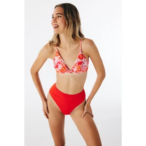 Basic Super High Leg Mercan Bikini Altı