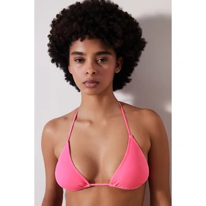 Triangle Neon Pembe Bikini Üstü
