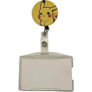Sağlıkçı Shopping Pokemon Pikachu 2 Temalı Metal Yoyo Kartlık Yoyo Yaka Kartlığı
