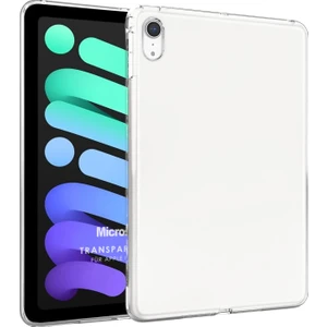 Apple iPad Mini 6 2021 Kılıf (A2567-A2568-A2569) Transparent Soft Şeffaf