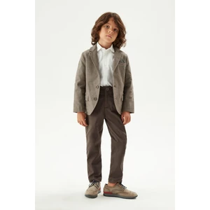 Bg Store Erkek Çocuk Desenli Ceket 23FW0NB3710