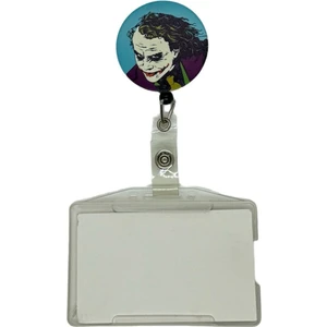 Sağlıkçı Shopping Joker Temalı Metal Yoyo Kartlık Yoyo Yaka Kartlığı