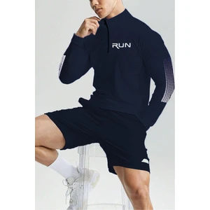 Ghassy Co. Erkek Running Hızlı Kuruma Nem Emici Teknik Performan Uzun Kollu T-Shirt