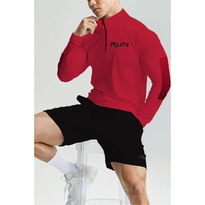Ghassy Co. Erkek Running Hızlı Kuruma Nem Emici Teknik Performan Uzun Kollu T-Shirt
