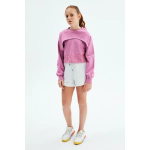 Kız Çocuk Pembe Sweatshirt 23PSSTJ4404