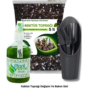 Plant Home Powermix Kaktüs Toprağı Bakım ve Değişim Seti 3'lü