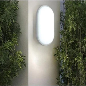 Horoz Aydos 20W Oval Beyaz  LED Nem Su Geçirmez Banyo Bahçe Modern Tavan Lambası Beyaz Işık  Modern Tavan Lambası