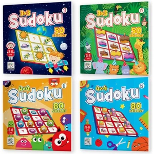 Yükselen Zeka Yayınları 3-6 Yaş Stickerlı Sudoku Seti
