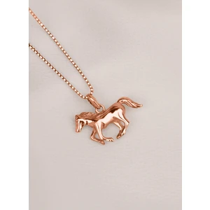 Dkmn Silver 925 Ayar Gümüş At Figürlü Kolye