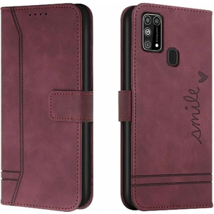 BDT Market Samsung Galaxy M31 Kart Yuvaları Için Telefon Kılıfı Kapak Flip Folio Cüzdan Pu (Yurt Dışından)