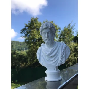 Root Made Roma Imparatoru Marcus Aurelius Dekoratif Obje Kitaplık Dekor Hediyelik Biblo