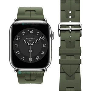 Apple Watch 6 5 4 3 2 1 Se 38 40 mm Uyumlu Spor Kordon Hermes Kilim Motifli Kayış Katlanabilir Toka