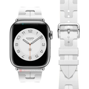 Apple Watch 6 5 4 3 2 1 Se 38 40 mm Uyumlu Spor Kordon Hermes Kilim Motifli Kayış Katlanabilir Toka