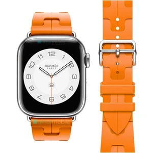 Apple Watch 6 5 4 3 2 1 Se 38 40 mm Uyumlu Spor Kordon Hermes Kilim Motifli Kayış Katlanabilir Toka