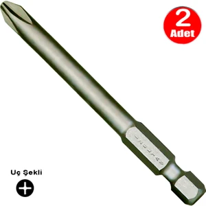 Izeltaş Bits Uç Yıldız Matkap Vidalama Ucu Ph2 x 100 mm - 2 Adet