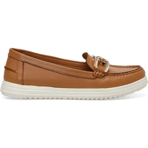 Beco 4Fx Taba Kadın Loafer
