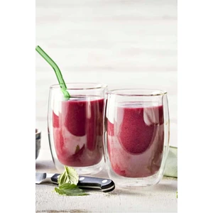 2li Çift Cidarlı Bardak 300 ml Ev Ofis Çay Fincanı Kahve Sunum Bardağı Dayanıklı Kupa Cam Bardak
