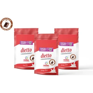 2 Adet Dietto 30 Günlük Çikolata Aromalı Set