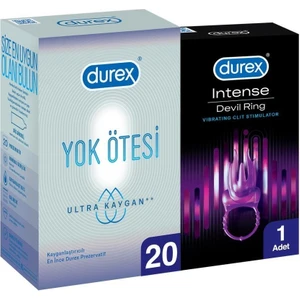 Yok Ötesi Ultra Kaygan 20'li + Little Devil Titreşimli Halka
