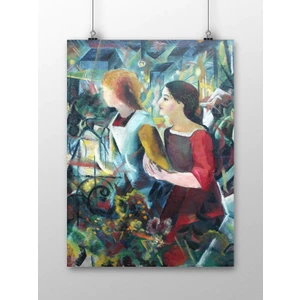Poster City August Macke, Iki Kız Tablosu Sanat Posteri