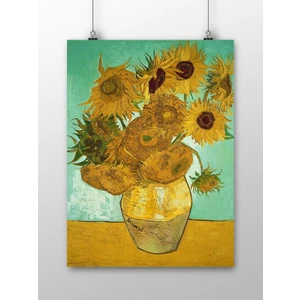 Poster City Vincent Van Gogh, Ayçiçekleri Tablosu Sanat Posteri