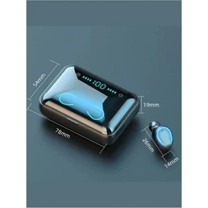 F9-5 Siyah Dijital Göstergeli Bluetooth Kulaklık