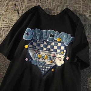 Touz Moda Harajuku Corecury Siyah Oversize T-Shirt