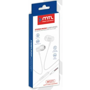Realme C55 Uyumlu Mikrofonlu Stereo Kablolu Kulaklık MT271