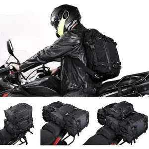MOTOANL Motosiklet Lüx Sırt Çantası,Arka ve Yan Çanta Olma Özellikli Waterproof Motor Touring Çanta 20 litre