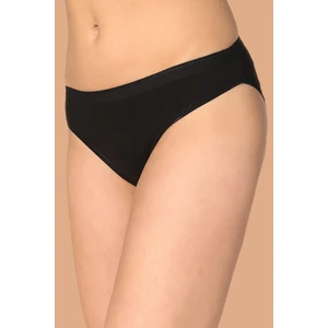 Kadın Siyah 6'lı Paket Pamuklu Su Yolu Bikini Külot