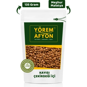 Yörem Afyon Meşhur Malatya Yerli Yeni Mahsul Çıtır Kayısı Çekirdeği Içi | 135GR.
