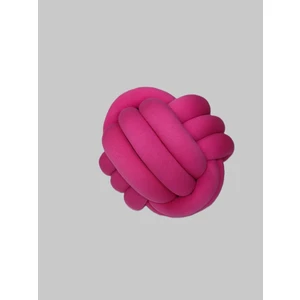 Lucky Kids Dekoratif Düğüm Top Yastık Pembe
