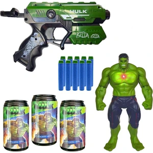 Prestij Oyuncak Prestij Bvm Oyuncak Hedefli Soft Mermili Hulk Figürlü Dart Atan FAB.9519