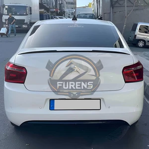 Citroen C-Elysee Bagaj Üstü Spoiler Bagaj Çıtası Pianoblack 2012-2023 Arası