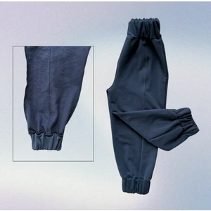 Nice Kids 2 Iplik Şardonlu Kompakt Kumaş Eşofman Altı Kolej Lacivert Oversize