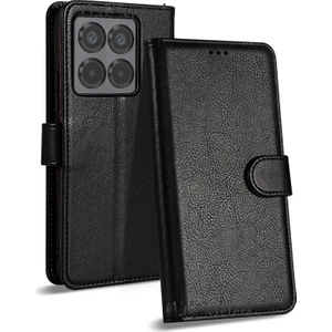 M.TK Moveteck Xiaomi Poco X6 Pro Kılıf 360 Tam Kaplar Deri Dokulu Kapaklı Cüzdan Standlı Kartvizitli Kapak