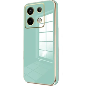 Xiaomi Poco M6 Pro 4g Kılıf Parlak Kenar Bark Silikon